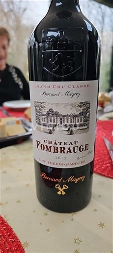 Bordeaux Saint-Émilion Grand Cru Grand Cru Classé Château Fombrauge 2015