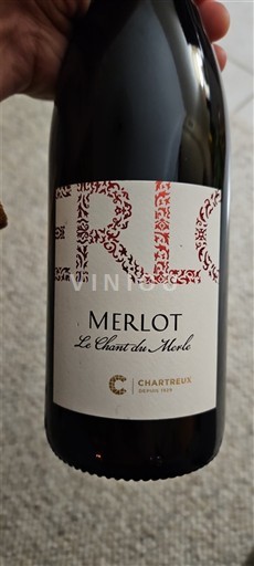 Languedoc och Roussillon Pays d'Oc Chartreux Le Chant du Merle Icke årgångsbetecknad