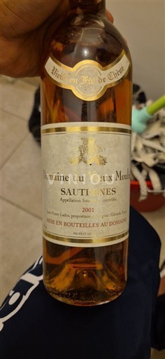 Bordeaux Sauternes Domaine Vieux Moulin 2001