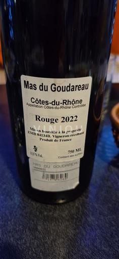 Valle del Rodano Côtes-du-Rhône Mas du Goudareau 2022