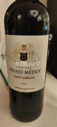 Bordeaux Haut-Médoc Château Grand Médoc 2023