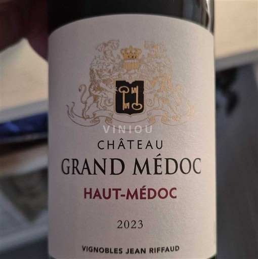 Bordeaux Haut-Médoc Château Grand Médoc 2023