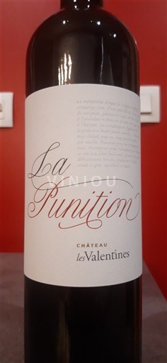 Rượu vang Rouge sec La Punition Château Les Valentines 2022 Pháp Provence Côtes-de-Provence AOC