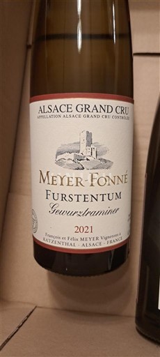 Alsacia Gewurztraminer Grand Cru Meyer-Fonné Furstentum Gewurztraminer 2021