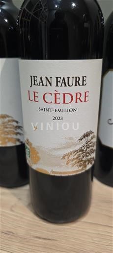 Bordeaux Saint-Émilion Jean Faure Le Cèdre 2023