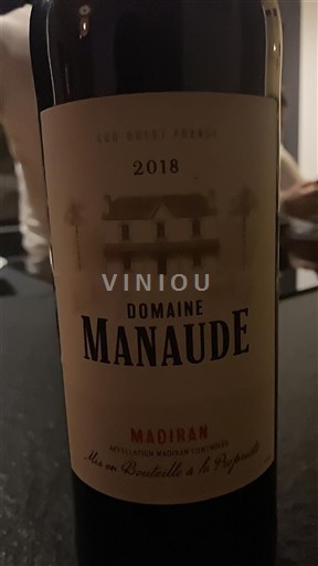Jihozápad Madiran Domaine Manaude 2018