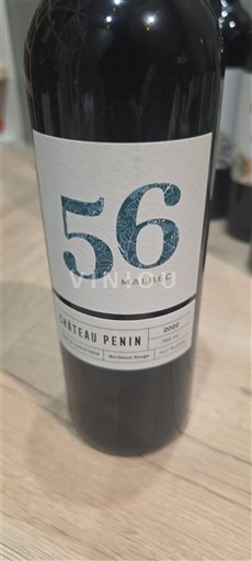 Bordeaux Bordeaux Supérieur Château Penin 56 Malbec 2020