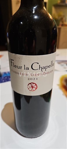 Bordeaux Puisseguin-saint-émilion Fleur la Chapelle 2021