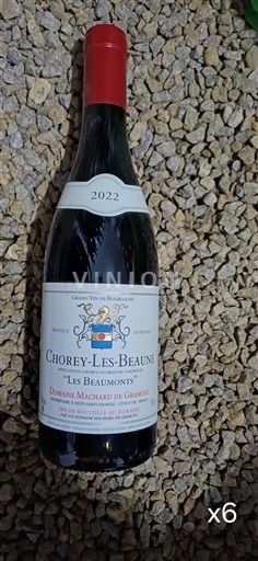 Burgundi Chorey-lès-Beaune Domaine Machard de Gramont Les Beaumonts 2022