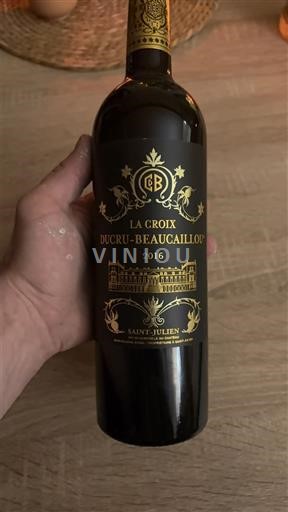Bordeaux Saint-Julien Ducru-Beaucaillou La croix 2016
