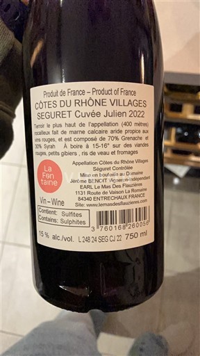 Rhônen laakso Määrittelemätön La Fontaine Julien 2022