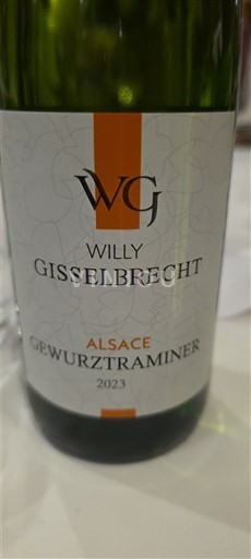 Vine Blanc sec Château Willy Gisselbrecht 2023 Frankrig Alsace Gewurztraminer AOC