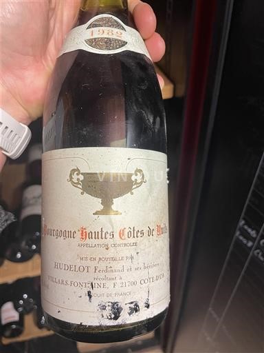 Burgund Hautes Côtes de Nuits Hudelot 1982