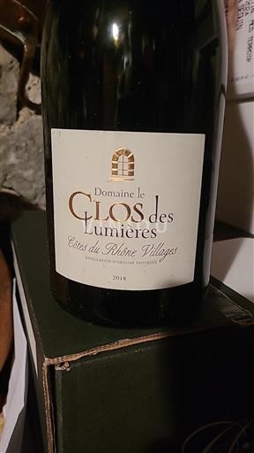 Valle del Ródano Côtes del Ródano Pueblos Domaine Le Clos des Lumières 2018
