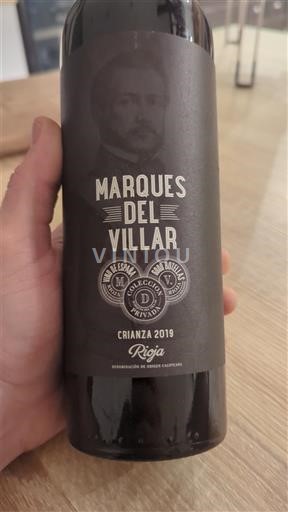 Vine Rouge sec Crianza Marques del Villar 2019 Spanien La Rioja Rioja DO