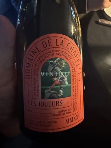 Údolí Loiry Chinon Domaine La Chapelle Les Joueurs 2023
