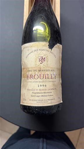 Beaujolais Brouilly Domaine S Maisons Neuves 1996