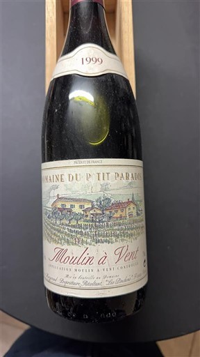 Beaujolais Moulin-à-vent Domaine P'tit Paradis 1999