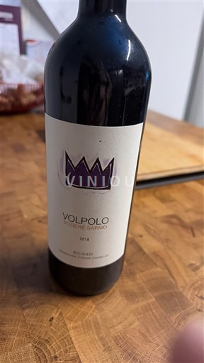 Toscana Bolgheri Podere Sapaio Volpolo 2018