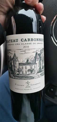 Bordeaux Pessac-Léognan Grand Cru Classé Château Carbonnieux 2016