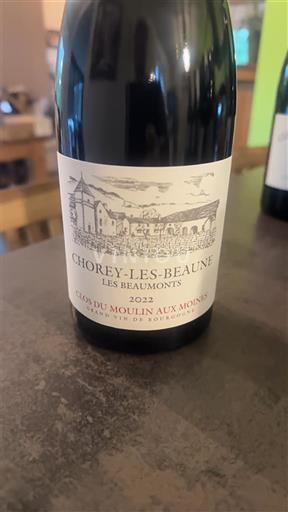 Burgundija Chorey-lès-Beaune Clos du Moulin Aux Moines Les Beaumonts 2022