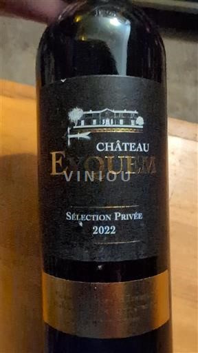 Bordeaux Château Eguilema Sélection Privée 2022