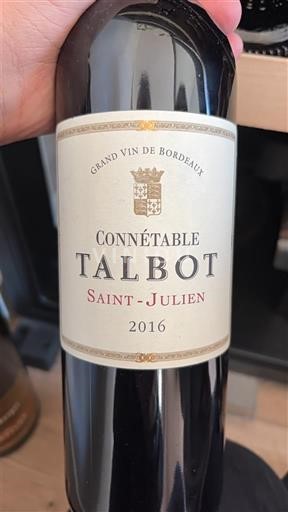 Bordeaux Saint-Julien Château Talbot Connétable 2016