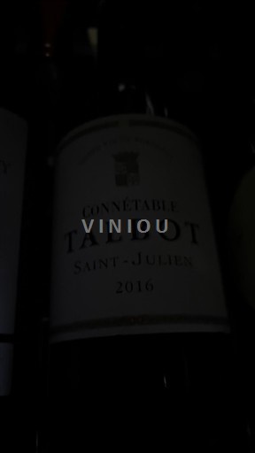 Bordeaux Saint-Julien Château Talbot Connétable 2016