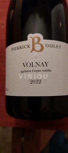 Burgundi Volnay Pierrick Bouley 2022