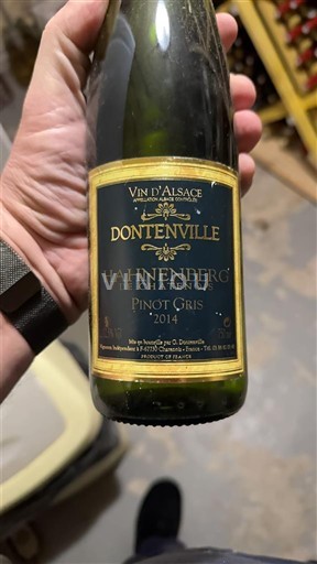 Alzacija Pinot sivi Dontenville Hahnenberg de Chatenois 2014