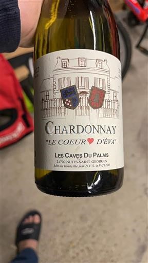 Rượu vang Blanc sec Le Coeur d'Éva Les Caves du Palais 2022 Pháp Bourgogne Bourgogne Chardonnay AOC