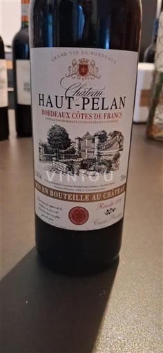 Vinos Rouge sec Château Haut-Pelan 1995 Francia Burdeos No especificado AOC