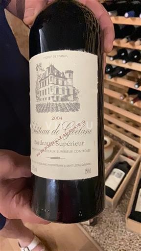 Bordeaux Bordeaux Supérieur Château Goelane 2004