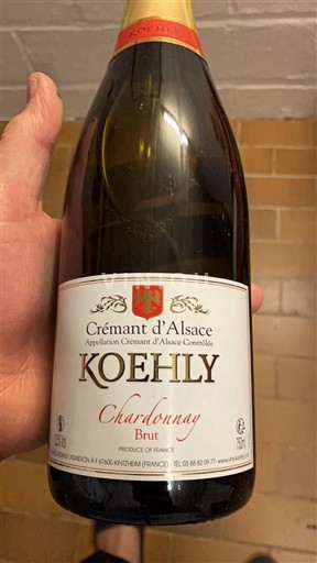 Alsace Crémant d'Alsace Koehly Chardonnay Non-Vintage