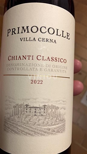 Toskana Chianti Classico Villa Cerna Primocolle 2022
