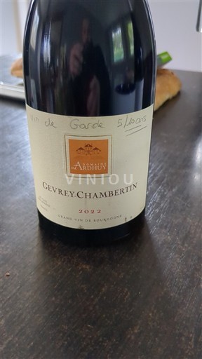 Borgogna Gevrey-Chambertin Domaine Ardhuy 2022