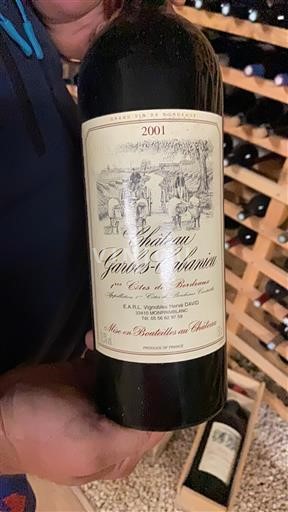 Bordeaux Côtes de Bordeaux Château Garbes Cabanieu 2001