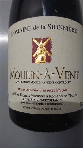 Beaujolais Moulin-à-vent Domaine La Sionnière Neročník