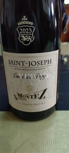 Vallée du Rhône Saint-Joseph Domaine Monteillet Stéphane Montez du Papy 2023