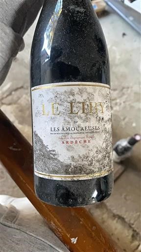 Vinos Rouge sec Les Amoureuses Le Liby 2020 Francia Alpes y Países Ródano Ardèche IGP