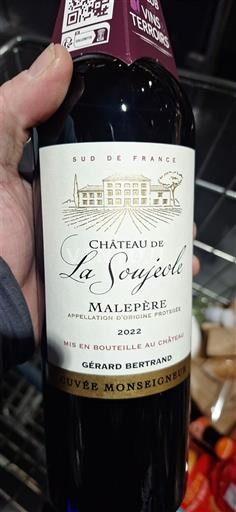 Langvedok Malepère Château La Soujeole Monseigneur 2022