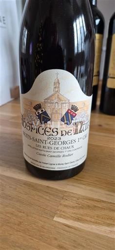 Burgundija Nuits-Saint-Georges Premier Cru Hospices de Nuits Les Rues de Chaux 2023