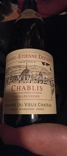 Burgundy Chablis Domaine Vieux Château Vieilles Vignes 2022
