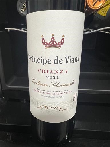 Navarre Príncipe de Viana Crianza Vendimia Seleccionada 2021
