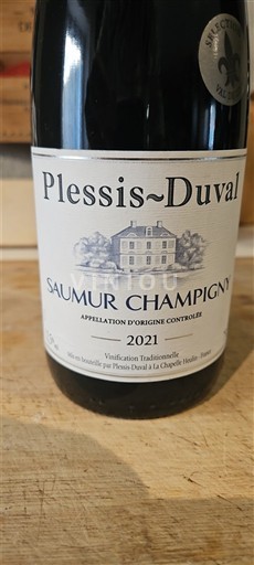 Loirevallei Saumur-champigny Plessis-Duval 2021