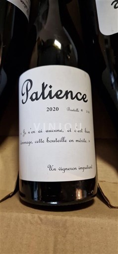 Languedoc Ikke specificeret Un vigneron impatient Patience 2020