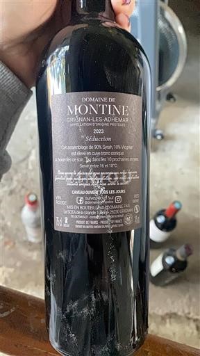 Valle del Ródano Grignan-les-Adhémar Domaine Montine Séduction 2023