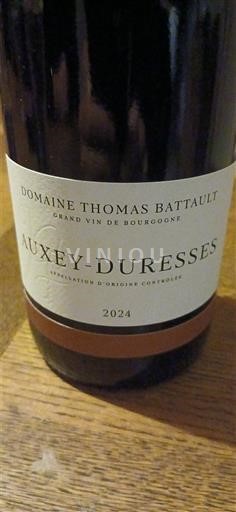 Borgoña Auxey-duresses Domaine Thomas Battault 2024