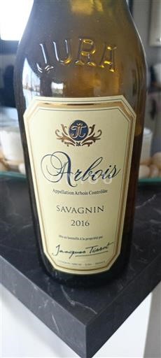 Vinos Blanc sec Savagnin Jacques Tissot 2016 Francia Jura Arbois AOC