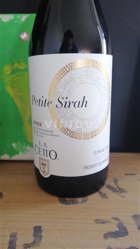 Baja California Valle de Guadalupe L.A. Cetto Petite Sirah 2022